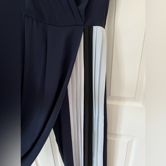 BCBGMaxazria classic navy jumpsuit - Picture 6 of 8